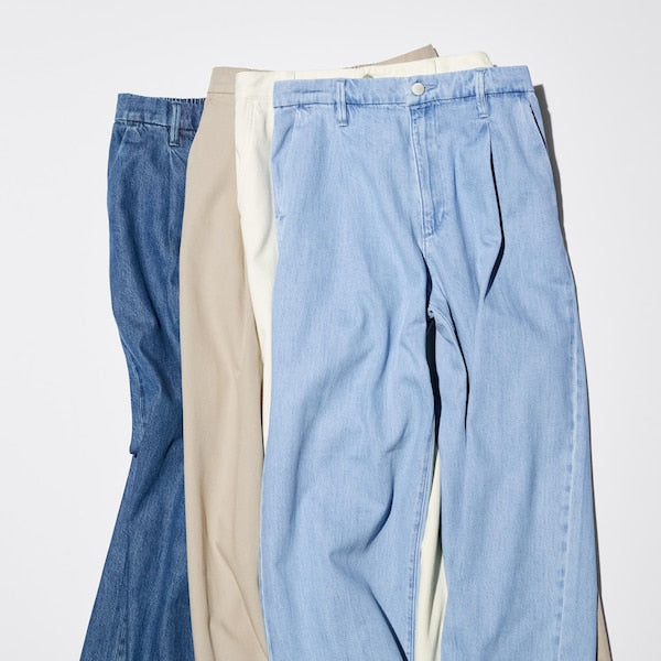 Drape Denim Tuck Pants (Standart uzunlik 72-74cm)